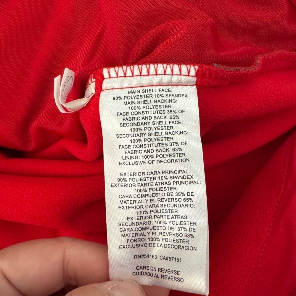 NWT! Men’s Kansas City Chiefs red full zip fleece lined jacket Size Large - Picture 5 of 5